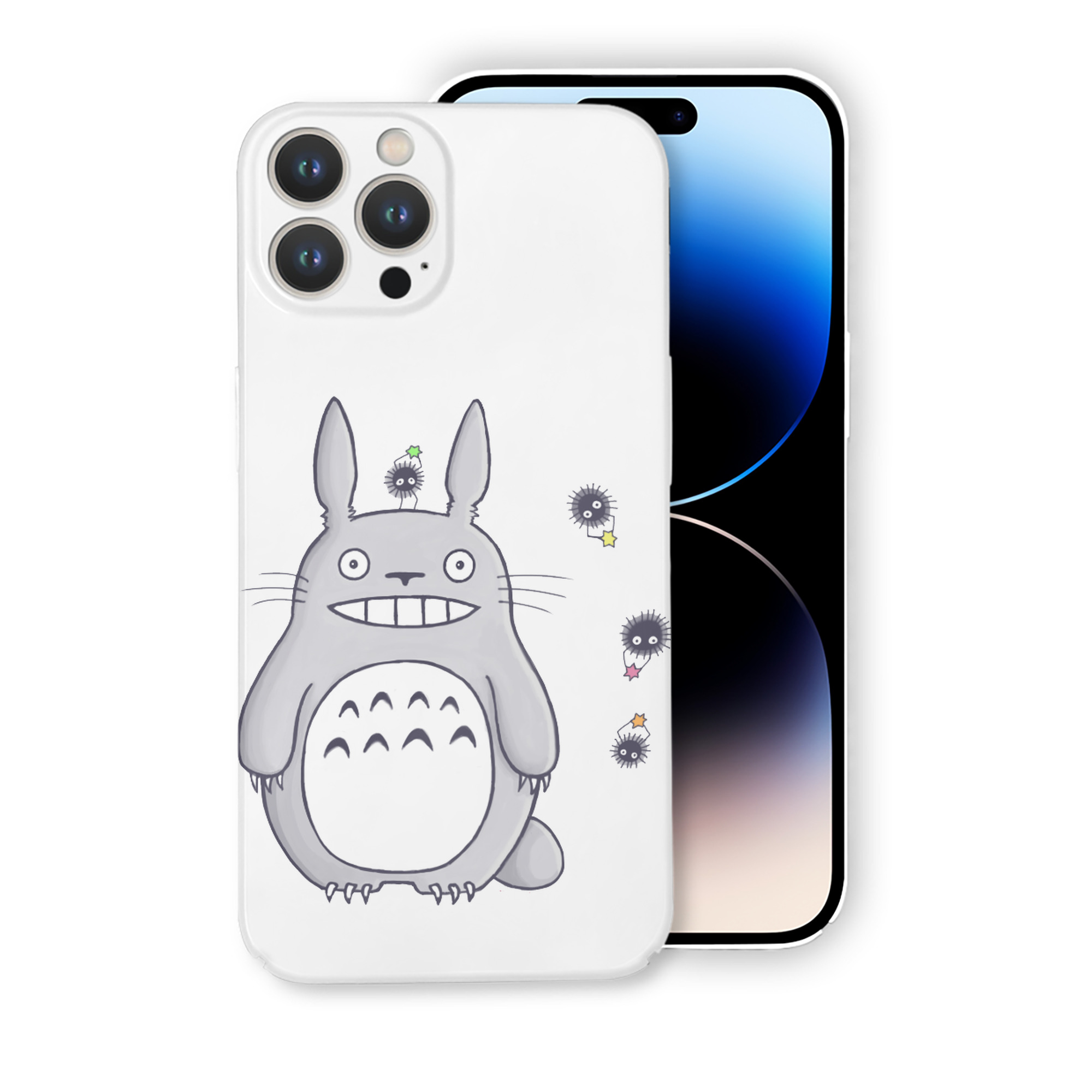 （画像用） となりのトトロ 草壁メイ 草壁サツキ My Neighbor Totoro Satsuki Kusakabe Mei Kusakabe 【iPhone 14シリーズ対応】ハードケース